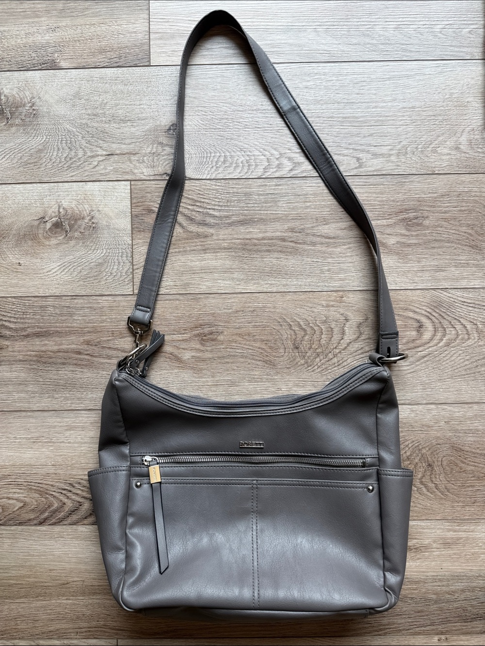 Gray Shoulder Bag